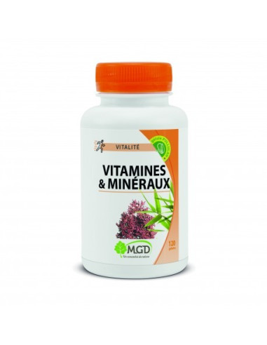 Vitamines & minéraux  120 gélules MGD