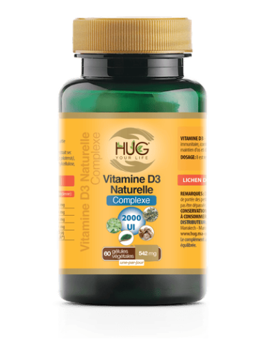 HUG Vitamine D3 naturelle complexe...