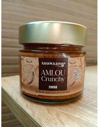AMLOU CRUNCHY NON SUCRÉ AROMASHOP 200Gr
