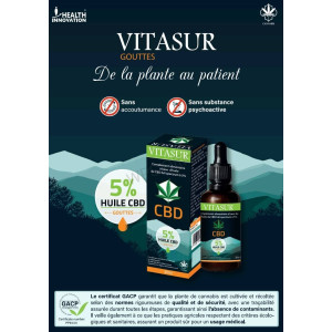 HUILE DE CBD 5% VITASUR... 2
