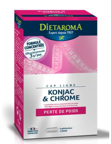 KONJAC & CHROME 42 Gélules DIETAROMA