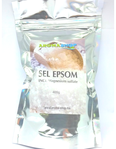 250g - SEL D'EPSOM / SULFATE DE MAGNESIUM - RICHE EN MAGNESIUM BIODISPONIBLE